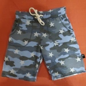 PixieLane BOYS distressed camouflage shorts